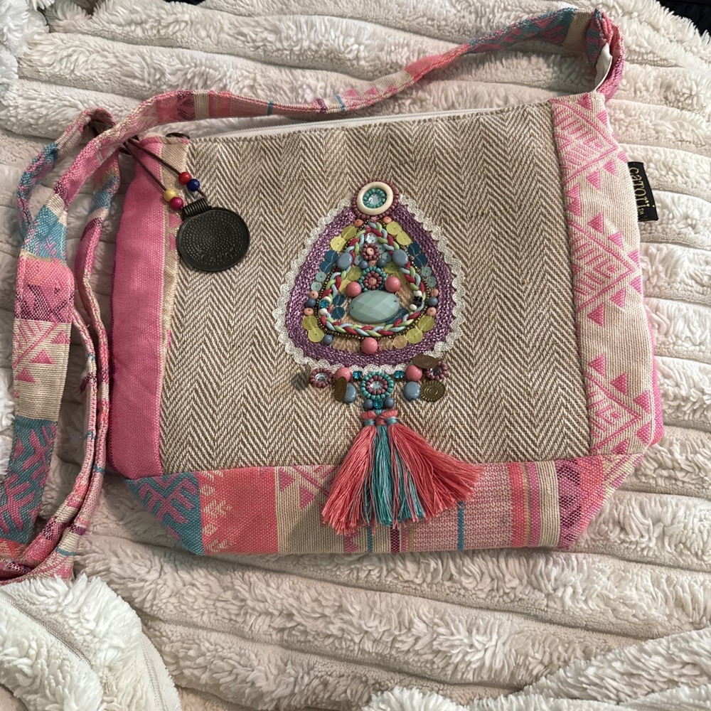 Catori‎ /Crossbody/Saddle Bag /Boho Purse EUC